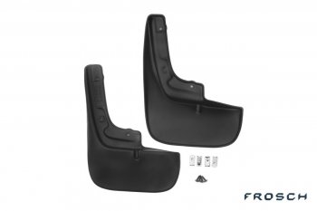 4 799 р. Брызговики Frosch  Peugeot Boxer  250 (2006-2014) (Задние (без расширителей арок))  с доставкой в г. Воронеж. Увеличить фотографию 2