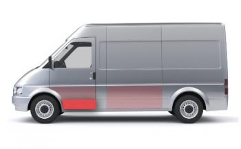 1 189 р. Панель левой двери нижняя (ремонтная) Wisentbull  CITROEN Jumper ( 230,  244) (1994-2006), Fiat Ducato ( 230,  244) (1994-2012), Peugeot Boxer ( 230,  244) (1994-2006)  с доставкой в г. Воронеж. Увеличить фотографию 2