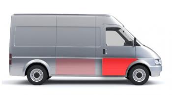 1 189 р. Панель правой двери (ремонтная) Wisentbull  CITROEN Jumper ( 230,  244) (1994-2006), Fiat Ducato ( 230,  244) (1994-2012), Peugeot Boxer ( 230,  244) (1994-2006)  с доставкой в г. Воронеж. Увеличить фотографию 2