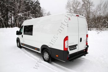 4 599 р. Металлическая защита заднего бампера RA Peugeot Boxer 250 (2006-2014)  с доставкой в г. Воронеж. Увеличить фотографию 4