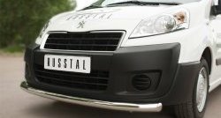 18 299 р. Одинарная защита переднего бампера из трубы диаметром 63 мм SLITKOFF Peugeot Expert G9 цельнометаллический фургон дорестайлинг (2007-2013)  с доставкой в г. Воронеж. Увеличить фотографию 2