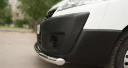 18 299 р. Одинарная защита переднего бампера из трубы диаметром 63 мм SLITKOFF Peugeot Expert G9 цельнометаллический фургон дорестайлинг (2007-2013)  с доставкой в г. Воронеж. Увеличить фотографию 3