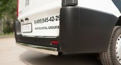 13 999 р. Защита заднего бампера (Ø75x42 мм, нержавейка) Russtal Peugeot Expert G9 минивэн дорестайлинг (2007-2013)  с доставкой в г. Воронеж. Увеличить фотографию 3