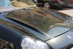 22 499 р. Пластиковый капот ENCO EXCLUSIVE Porsche Cayenne 955 (2002-2006) (Неокрашенный)  с доставкой в г. Воронеж. Увеличить фотографию 4