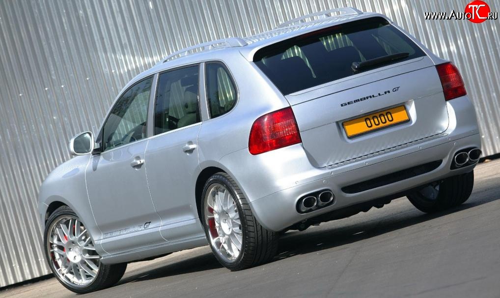 21 499 р. Накладка заднего бампера Gemballa Aero I Porsche Cayenne 955 (2002-2006) (Неокрашенная)  с доставкой в г. Воронеж