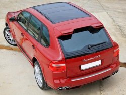 9 299 р. Спойлер GTS DESIGN Porsche Cayenne 955 (2002-2006) (Неокрашенный)  с доставкой в г. Воронеж. Увеличить фотографию 6