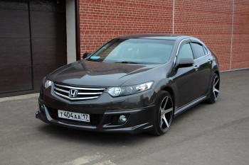 4 949 р. Пороги накладки Mugen  Honda Accord  8 CU (2008-2011) седан дорестайлинг (Неокрашенные)  с доставкой в г. Воронеж. Увеличить фотографию 3