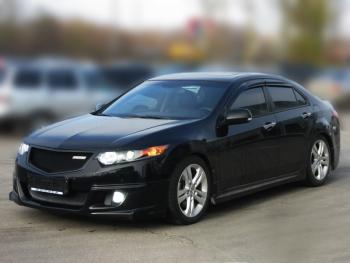 4 949 р. Пороги накладки Mugen  Honda Accord  8 CU (2008-2011) седан дорестайлинг (Неокрашенные)  с доставкой в г. Воронеж. Увеличить фотографию 6