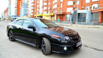 4 949 р. Пороги накладки Mugen  Honda Accord  8 CU (2008-2011) седан дорестайлинг (Неокрашенные)  с доставкой в г. Воронеж. Увеличить фотографию 7