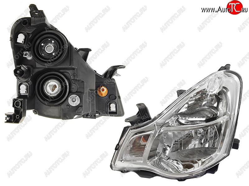 5 899 р. Левая фара передняя SAT Nissan Almera G15 седан (2012-2019)  с доставкой в г. Воронеж