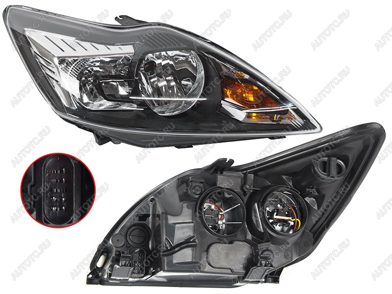 4 579 р. Правая фара SAT (с эл. корректором, чёрная) Ford Focus 2 седан рестайлинг (2007-2011) с доставкой в г. Воронеж Увеличить фотографию 1 4 579 р. Правая фара SAT (с эл. корректором, чёрная) Ford Focus 2 седан рестайлинг (2007-2011) с доставкой в г. Воронеж