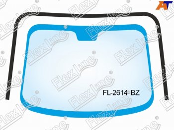 Молдинг лобового стекла (П-образный) FLEXLINE Toyota Belta/Yaris XP90 седан (2005-2012)