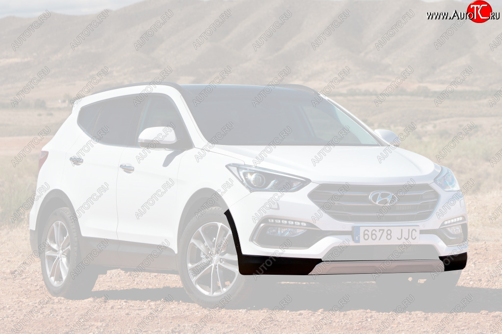 14 849 р. Спойлер переднего бампера HYUNDAI Hyundai Santa Fe DM рестайлинг (2015-2019)  с доставкой в г. Воронеж