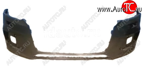 6 649 р. Бампер передний (с отверстием под омыватели фар, Тайвань) BodyParts  Audi Q3  8U (2014-2018) рестайлинг (Неокрашенный)  с доставкой в г. Воронеж