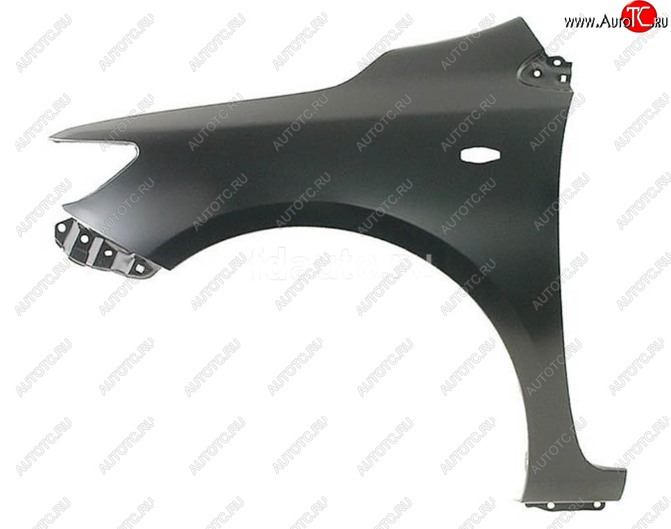 11 999 р. Левое крыло (с отверстием под повторитель поворота) BodyParts  Toyota Corolla  E150 (2006-2010) седан дорестайлинг (Неокрашенное)  с доставкой в г. Воронеж