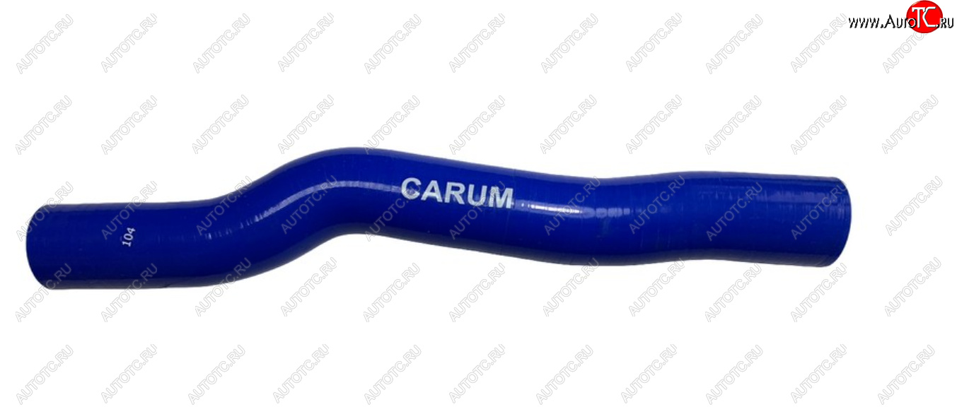 879 р. Силиконовый верхний патрубок радиатора (2AZFE 2.4 ) CARUM Toyota Camry XV40 дорестайлинг (2006-2008)  с доставкой в г. Воронеж