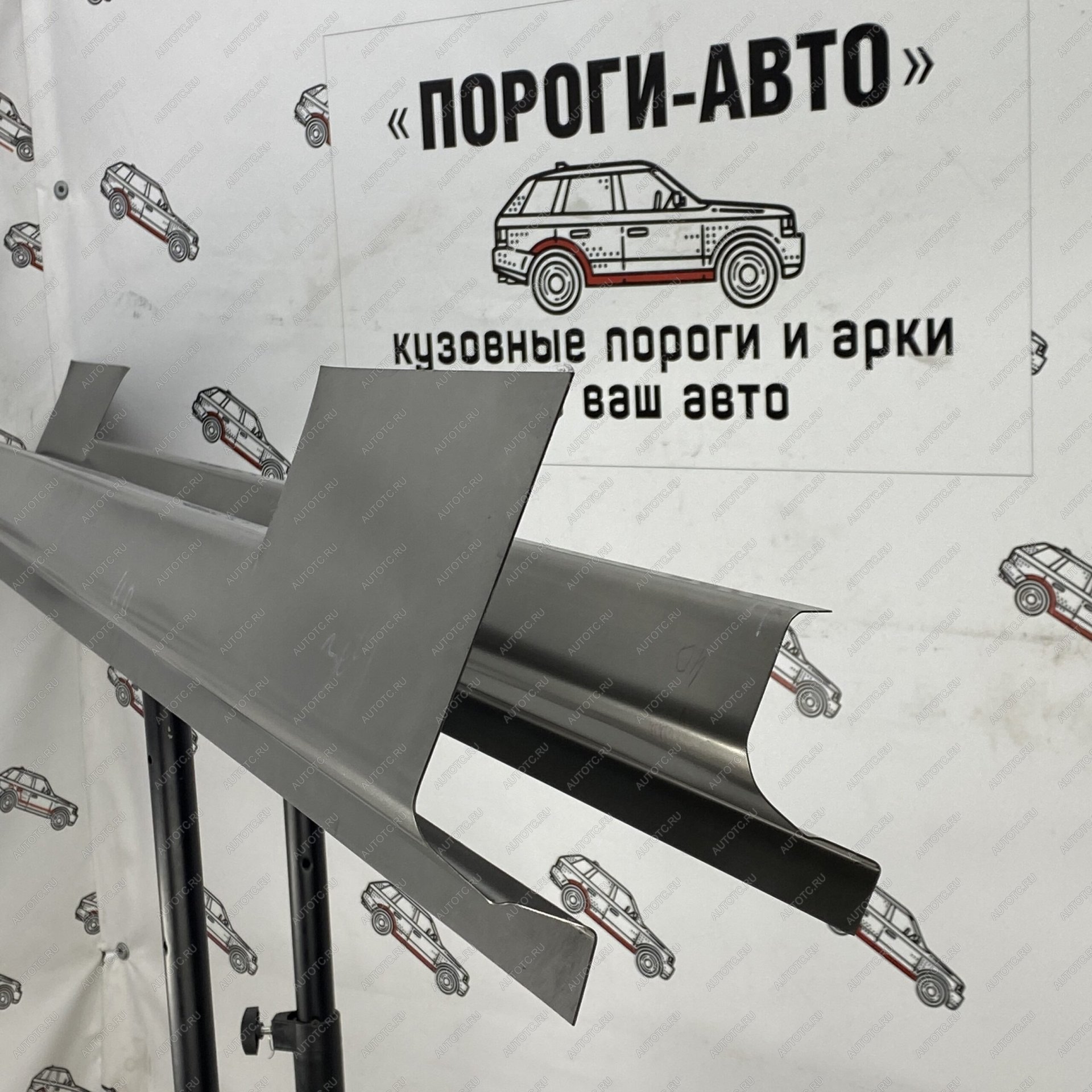 5 649 р. Ремкомплект порогов (2 шт.) Пороги-Авто  Honda Civic  FD (2005-2011) седан дорестайлинг, седан рестайлинг (Холоднокатанная сталь 1 мм)  с доставкой в г. Воронеж