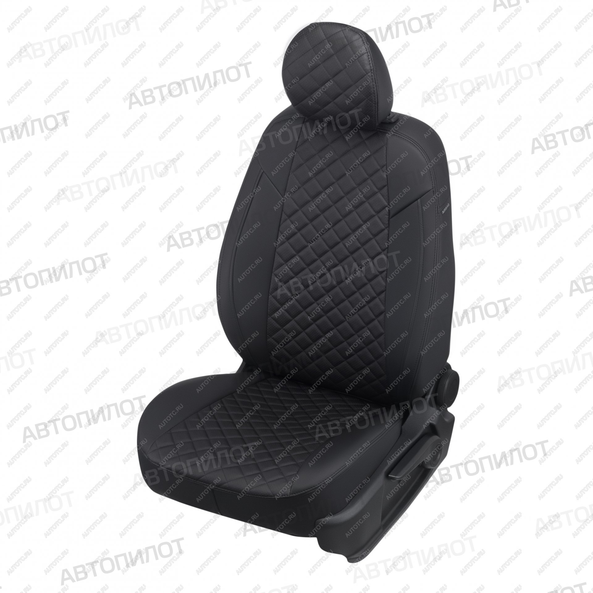 8 749 р. Чехлы на сиденья Ромб (экокожа) Автопилот  Chery Tiggo 7 Pro Max  T1E (2022-2025) дорестайлинг, рестайлинг (Черный)  с доставкой в г. Воронеж