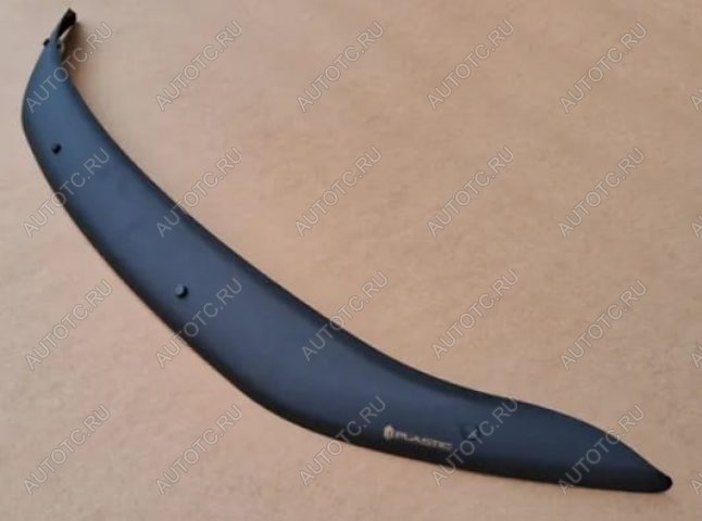 2 499 р. Дефлектор капота CA-Plastic Nissan X-trail 2 T31 дорестайлинг (2007-2011) (Серия Strong черная)  с доставкой в г. Воронеж