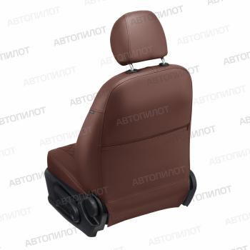 8 749 р. Чехлы сидений Ромб (экокожа) Автопилот  Chery Tiggo 7 - Tiggo 7 Pro Max  T1E (темно-коричневый)  с доставкой в г. Воронеж. Увеличить фотографию 3
