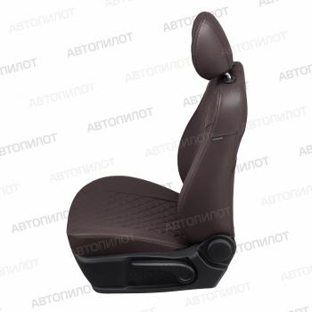 14 449 р. Чехлы сидений Ромб (экокожа) Автопилот  Chery Tiggo 7 - Tiggo 7 Pro Max  T1E (шоколад)  с доставкой в г. Воронеж. Увеличить фотографию 3