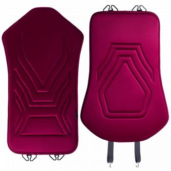 2 579 р. Накидка на сиденье (1 место Афины) ЛЮКС ст АЛЬБИОН Lord Autofashion   (бордовый, строчка бордовая)  с доставкой в г. Воронеж. Увеличить фотографию 5
