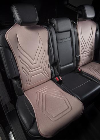 2 579 р. Накидка на сиденье (1 место Афины) ЛЮКС ст АЛЬБИОН Lord Autofashion   (розовый, строчка бежевая)  с доставкой в г. Воронеж. Увеличить фотографию 8