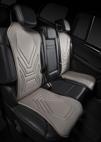 2 579 р. Накидка на сиденье (1 место Афины) ЛЮКС ст АЛЬБИОН Lord Autofashion   (серый, строчка серая)  с доставкой в г. Воронеж. Увеличить фотографию 3