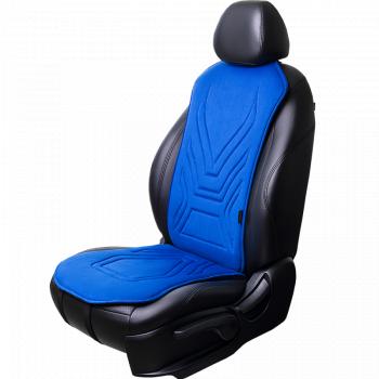 2 579 р. Накидка на сиденье (1 место Афины) ЛЮКС ст АЛЬБИОН Lord Autofashion   (синий, строчка темно-синяя)  с доставкой в г. Воронеж. Увеличить фотографию 5
