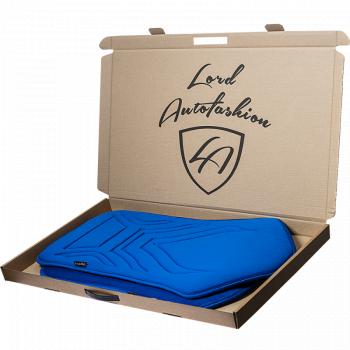 2 579 р. Накидка на сиденье (1 место Афины) ЛЮКС ст АЛЬБИОН Lord Autofashion   (синий, строчка темно-синяя)  с доставкой в г. Воронеж. Увеличить фотографию 9