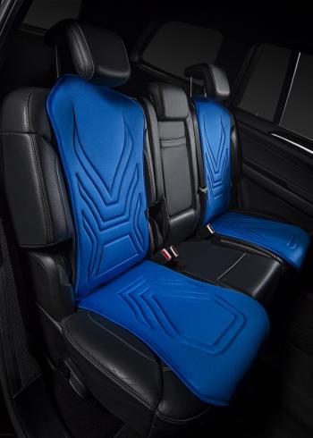 2 579 р. Накидка на сиденье (1 место Афины) ЛЮКС ст АЛЬБИОН Lord Autofashion   (синий, строчка темно-синяя)  с доставкой в г. Воронеж. Увеличить фотографию 11