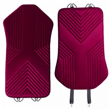3 299 р. Накидка на сиденье (1 место Афины) ЛЮКС ст ВАН ВЭЙ Lord Autofashion   (бордовый, строчка бордовая)  с доставкой в г. Воронеж. Увеличить фотографию 7