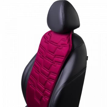 3 299 р. Накидка на сиденье (1 место Афины) ЛЮКС ст ФОРТ Lord Autofashion   (бордовый, строчка бордовая)  с доставкой в г. Воронеж. Увеличить фотографию 7
