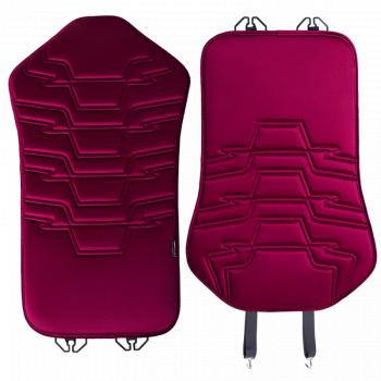 3 299 р. Накидка на сиденье (1 место Афины) ЛЮКС ст ФОРТ Lord Autofashion   (бордовый, строчка бордовая)  с доставкой в г. Воронеж. Увеличить фотографию 10