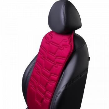 2 579 р. Накидка на сиденье (1 место Афины) ЛЮКС ст ФОРТ Lord Autofashion   (красный, строчка темно-красная)  с доставкой в г. Воронеж. Увеличить фотографию 9
