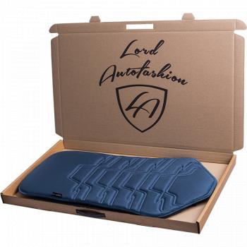 2 579 р. Накидка на сиденье (1 место Афины) ЛЮКС ст ФОРТ Lord Autofashion   (мурена, строчка серо-голубая)  с доставкой в г. Воронеж. Увеличить фотографию 7