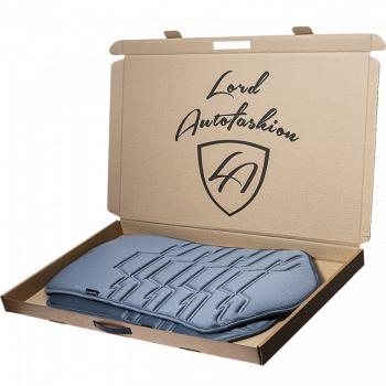2 579 р. Накидка на сиденье (1 место Афины) ЛЮКС ст ФОРТ Lord Autofashion   (серо-голубой, строчка серо-голубая)  с доставкой в г. Воронеж. Увеличить фотографию 7