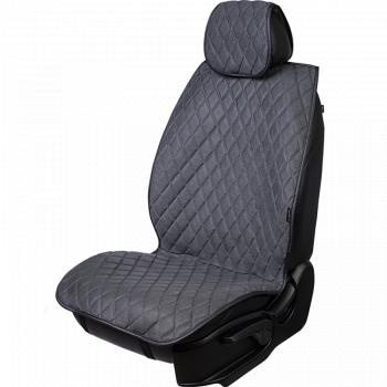 6 499 р. Накидка на сидение (5 мест Софа) ТЕЙЛОР ст РОМБ Lord Autofashion   (серый, строчка серая)  с доставкой в г. Воронеж. Увеличить фотографию 4