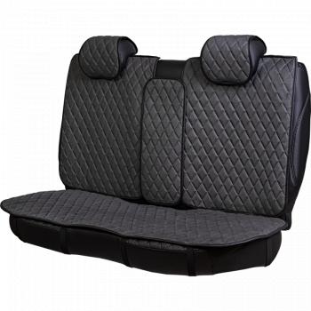 6 499 р. Накидка на сидение (5 мест Софа) ТЕЙЛОР ст РОМБ Lord Autofashion   (серый, строчка серая)  с доставкой в г. Воронеж. Увеличить фотографию 5