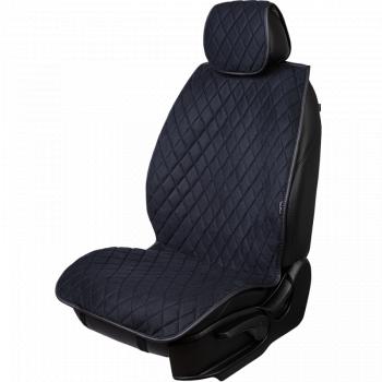 6 499 р. Накидка на сидение (5 мест Софа) ТЕЙЛОР ст РОМБ Lord Autofashion   (черный, строчка черная)  с доставкой в г. Воронеж. Увеличить фотографию 3