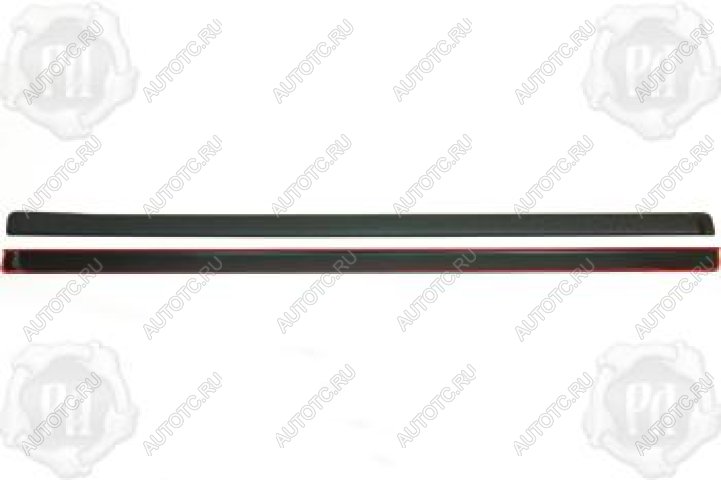2 869 р. Защита порогов со скотчем Русская Артель  Geely Atlas  FX11 (2023-2025) (шагрень)  с доставкой в г. Воронеж