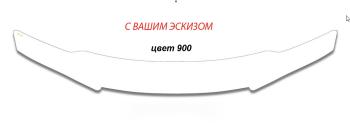 2 899 р. Дефлектор капота CA-Plastic  Geely Okavango (2021-2025) (Серия Полноцвет, окрашенный)  с доставкой в г. Воронеж. Увеличить фотографию 29