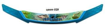 2 899 р. Дефлектор капота CA-Plastic  Geely Okavango (2021-2025) (Серия Полноцвет, окрашенный)  с доставкой в г. Воронеж. Увеличить фотографию 28