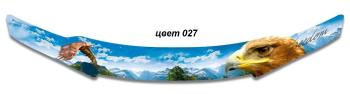 2 899 р. Дефлектор капота CA-Plastic  Geely Okavango (2021-2025) (Серия Полноцвет, окрашенный)  с доставкой в г. Воронеж. Увеличить фотографию 30
