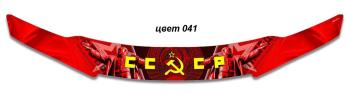 2 899 р. Дефлектор капота CA-Plastic  Geely Okavango (2021-2025) (Серия Полноцвет, окрашенный)  с доставкой в г. Воронеж. Увеличить фотографию 44