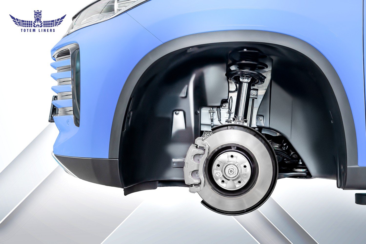 4 949 р. Подкрылок VOLKSWAGEN Touareg, 2018- (передний правый)  Фольксваген Туарег TOTEM totem.51.05.002  с доставкой в г. Воронеж