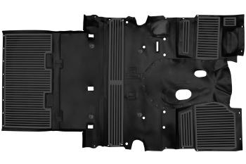 Напольное покрытие УАЗ Hunter 315196, МКПП4, 2003-, 5 шт. (полиуретан)  Хантер Autofamily 315196-5109010