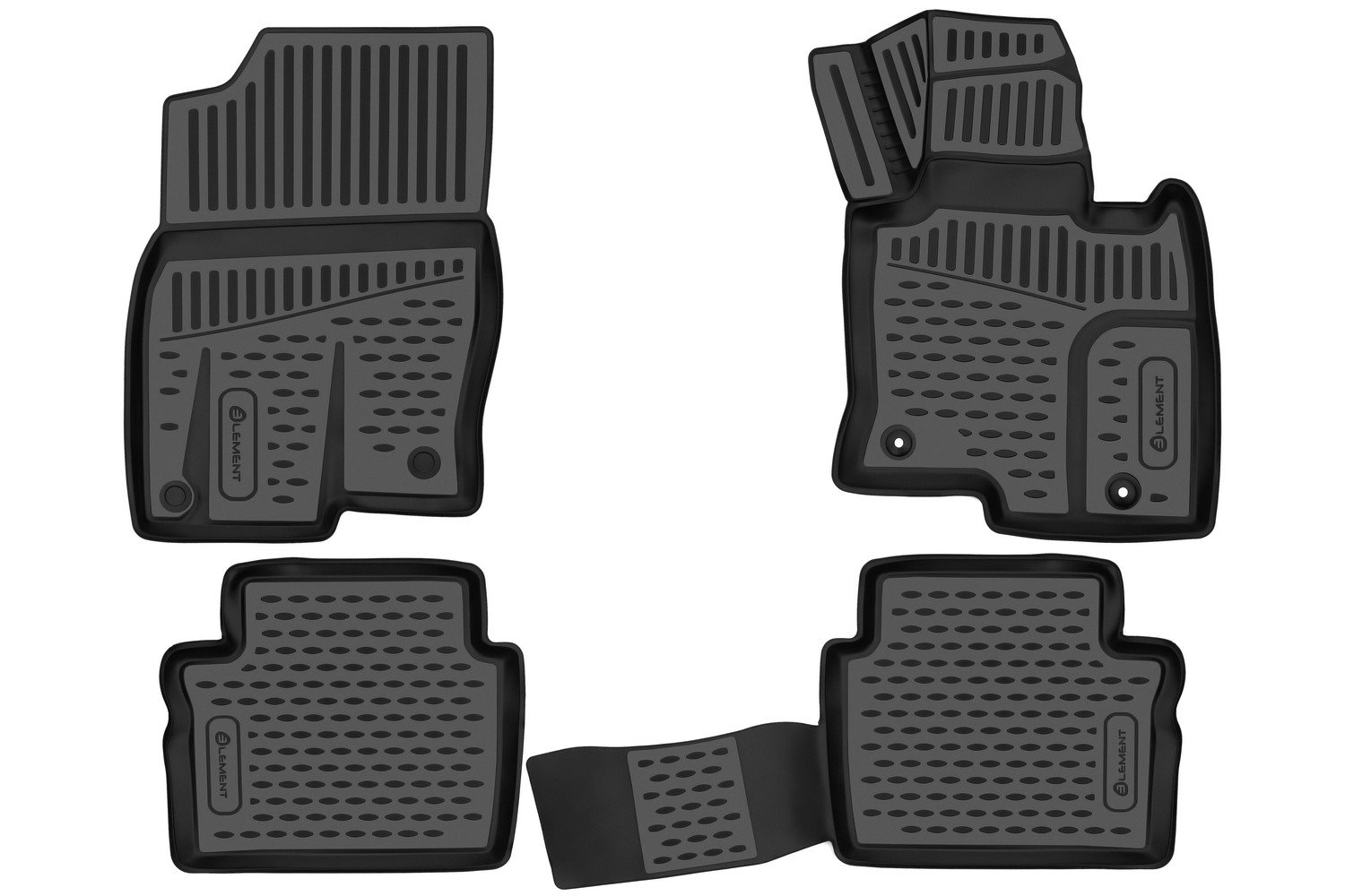 2 699 р. Коврики 3D в салон подходят для MAZDA CX-5, 2012-2016; 2017-,  П.Р. внедорожник, Австралия, 4шт. (полиуретан)  Мазда СХ-5 Element element3dan0252210k  с доставкой в г. Воронеж