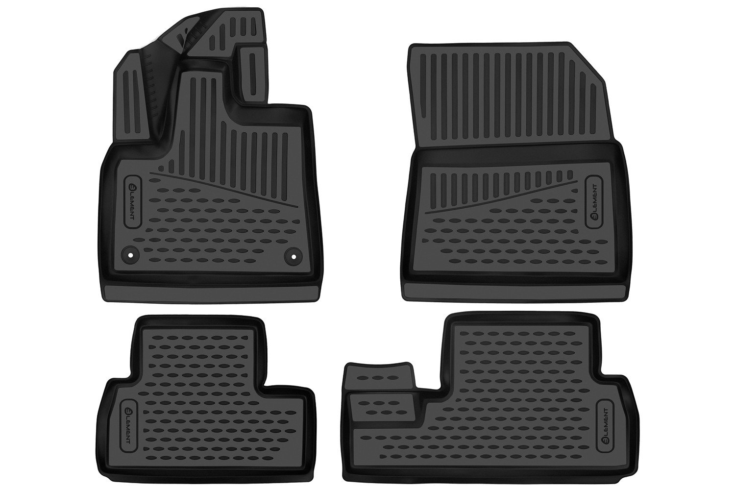 2 599 р. Коврики 3D в салон подходят для OPEL COMBO (E Life X19), 2018-, минивэн, 5-мест, 4 шт. (Европа)  Опель Комбо Element element3da26730210k  с доставкой в г. Воронеж