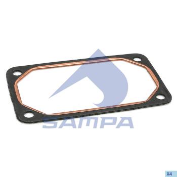 319 р. Прокладка VOLVO FM9,FH12,FM12 дв.D6A,D9A,D9B,D12C,D12D впускного коллектора SAMPA SAMPA 034.248  с доставкой в г. Воронеж. Увеличить фотографию 1